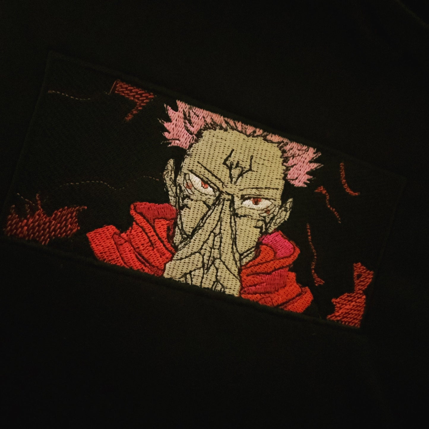 LIMITED JUJUTSU KAISEN YUJI ITADORI EMBROIDERED HOODIE