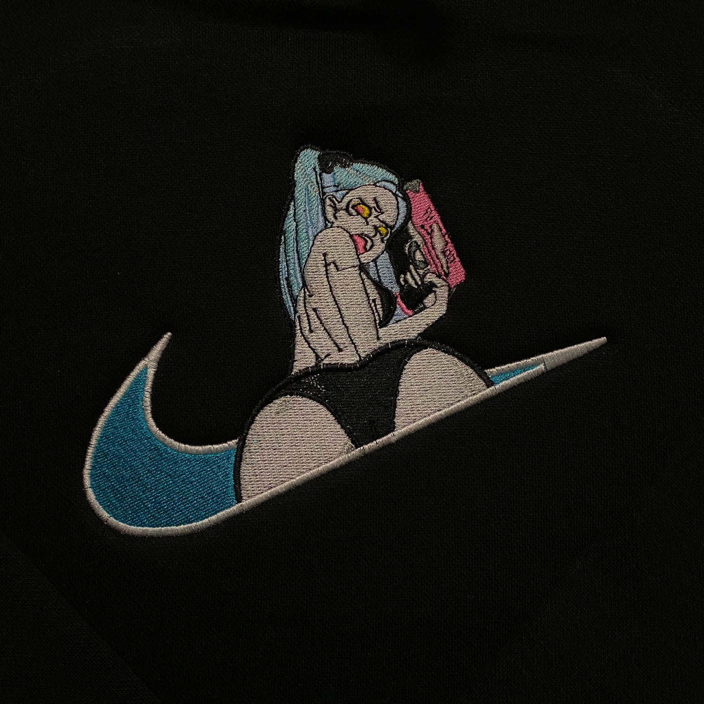 LIMITED Cyberpunk Rebecca Gyat EMBROIDERED GYM HOODIE