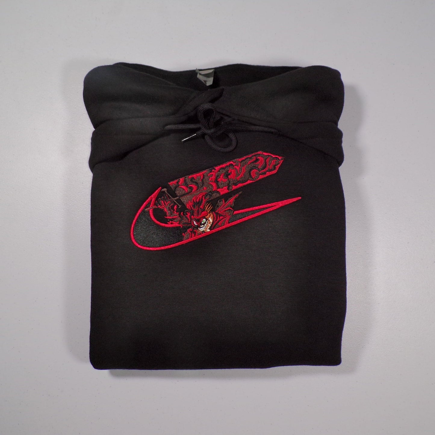 LIMITED DEVIL EMBROIDERED ANIME HOODIE