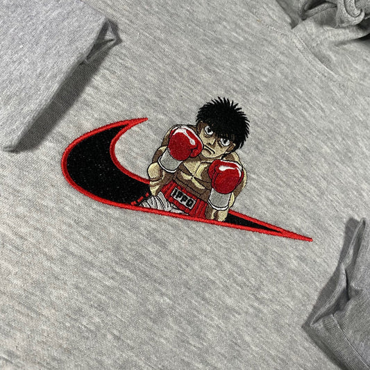 LIMITED Hajime no Ippo X Ippo Makunouchi EMBROIDERED HOODIE