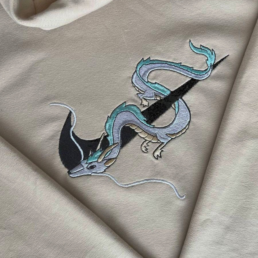 LIMITED Water Dragon EMBROIDERED HOODIE
