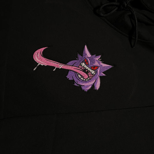 LIMITED Gengar X EMBROIDERED Gym HOODIE