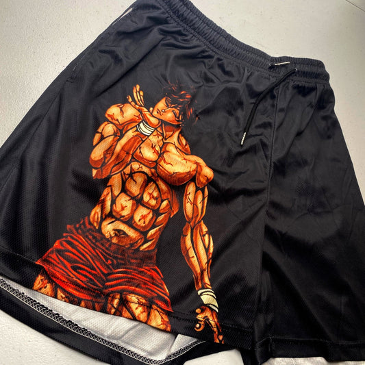 LIMITED BAKI HANMA GYM SHORTS