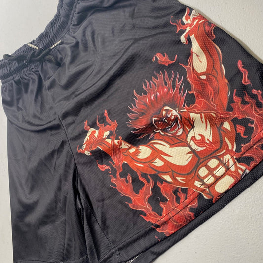 LIMITED BAKI YUJIRO HANMA GYM SHORTS