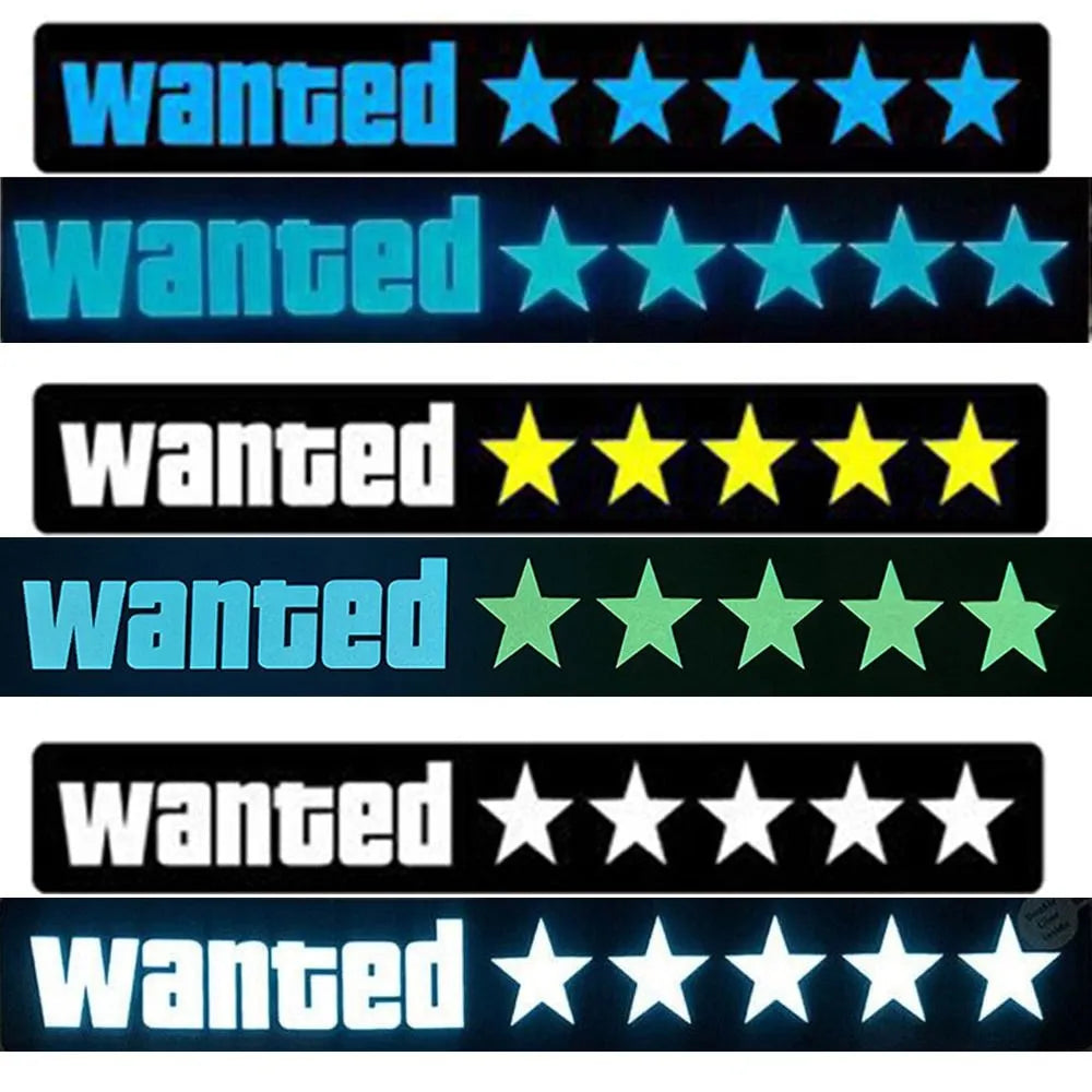 LIMITED GTA6 Wanted LED Car Sticker