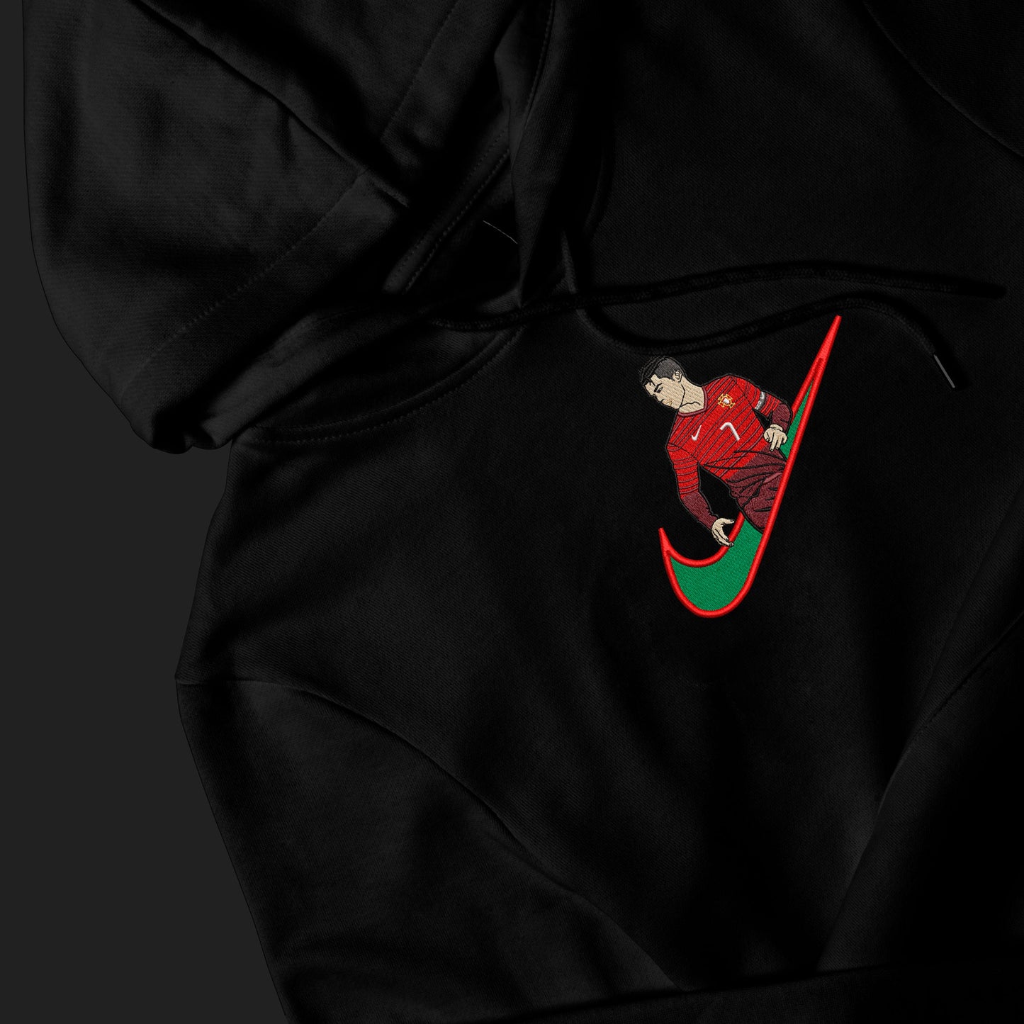 LIMITED CR7 EMBROIDERED SOCCER HOODIE